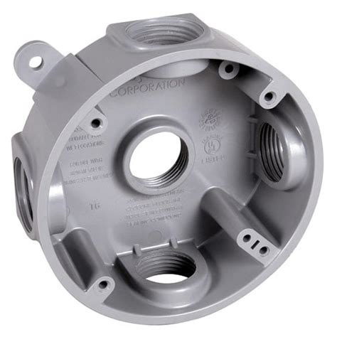 4 weatherproof electrical box|5 inch round junction box.